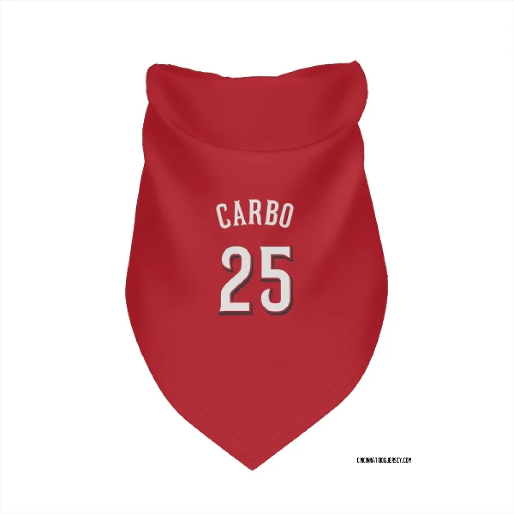 Cincinnati Reds Bernie Carbo Scarlet Pet Bandana for Dog & Cat