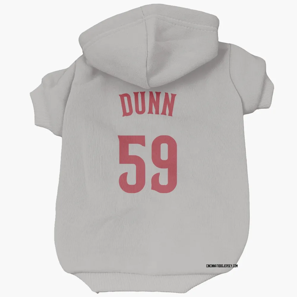 Cincinnati Reds Blake Dunn Gray Pet Hoodie for Dog & Cat