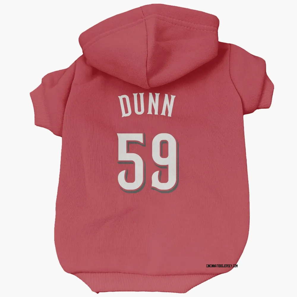 Cincinnati Reds Blake Dunn Scarlet Pet Hoodie for Dog & Cat