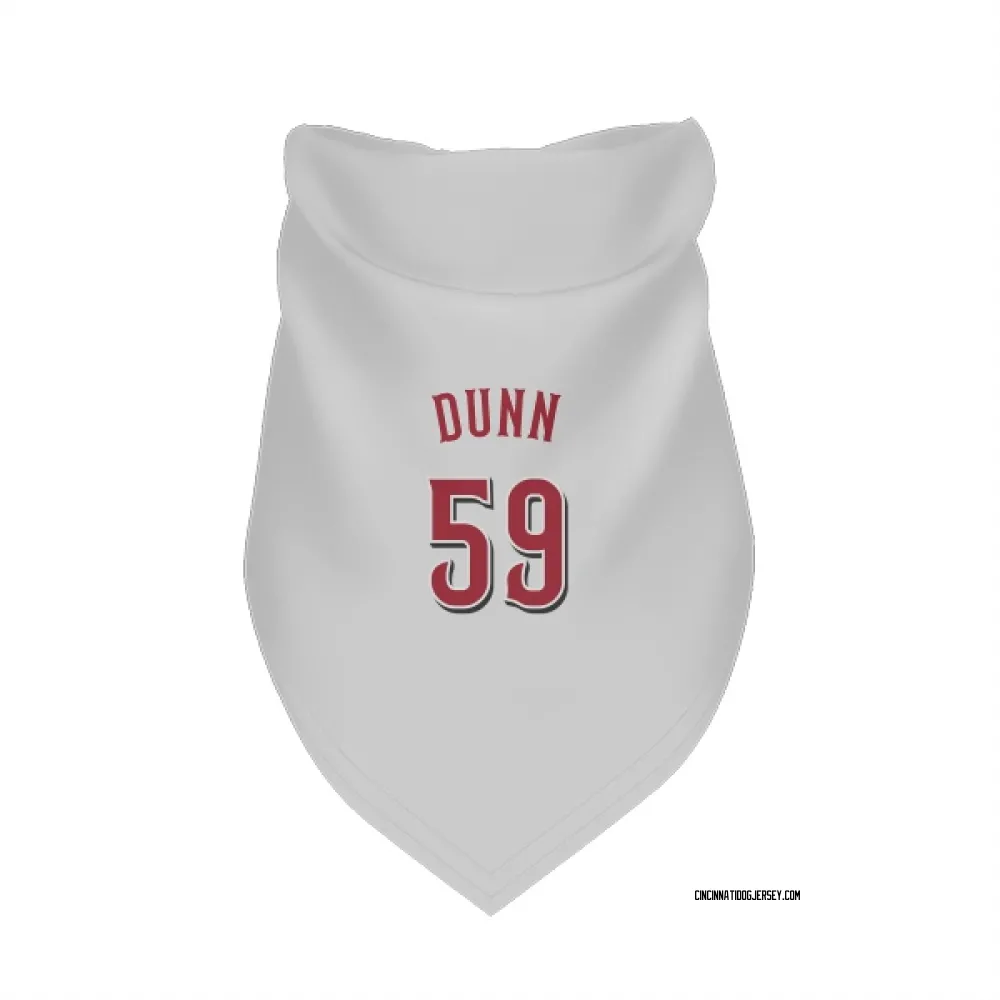 Cincinnati Reds Blake Dunn White Pet Bandana for Dog & Cat