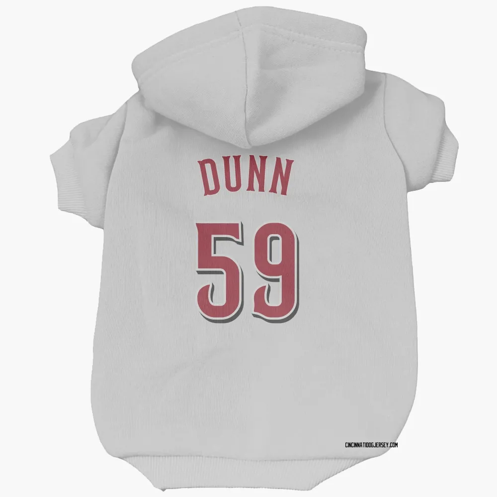 Cincinnati Reds Blake Dunn White Pet Hoodie for Dog & Cat