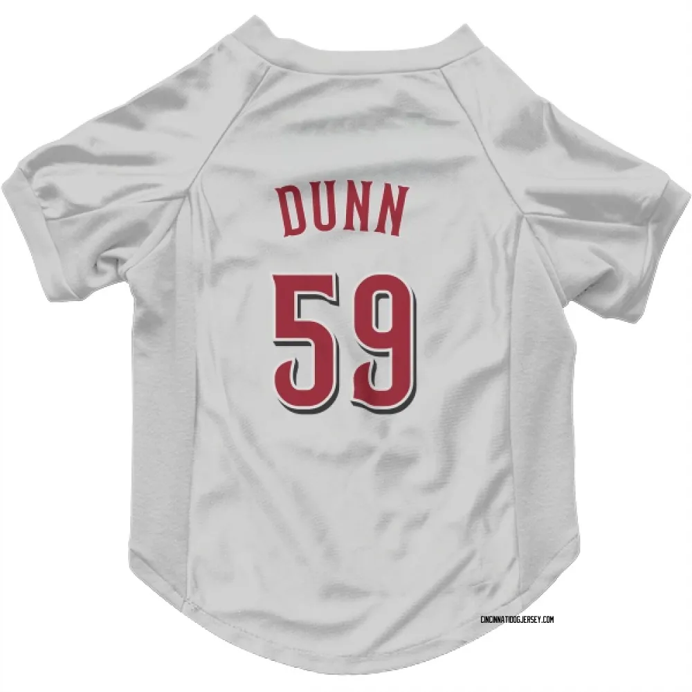 Cincinnati Reds Blake Dunn White Pet Jersey for Dog & Cat