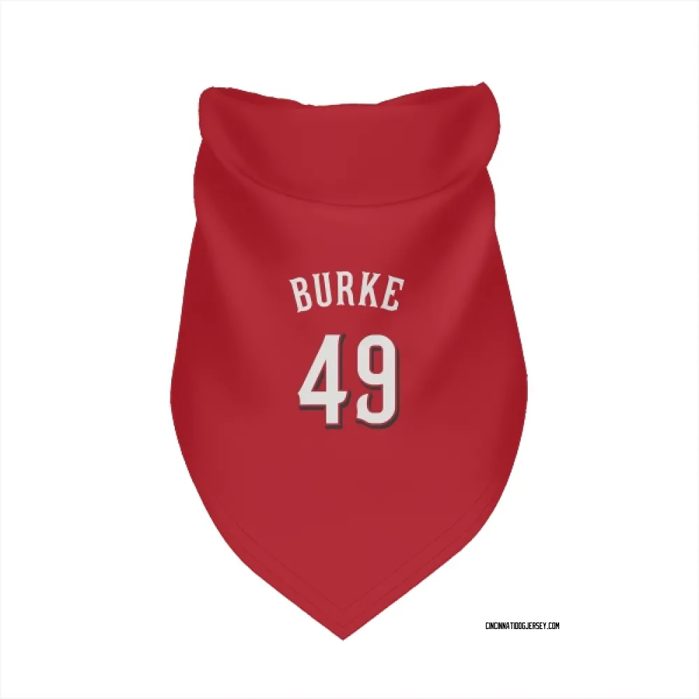 Cincinnati Reds Brock Burke Scarlet Pet Bandana for Dog & Cat