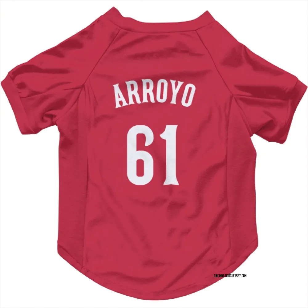 Cincinnati Reds Bronson Arroyo Red Pet Jersey for Dog & Cat