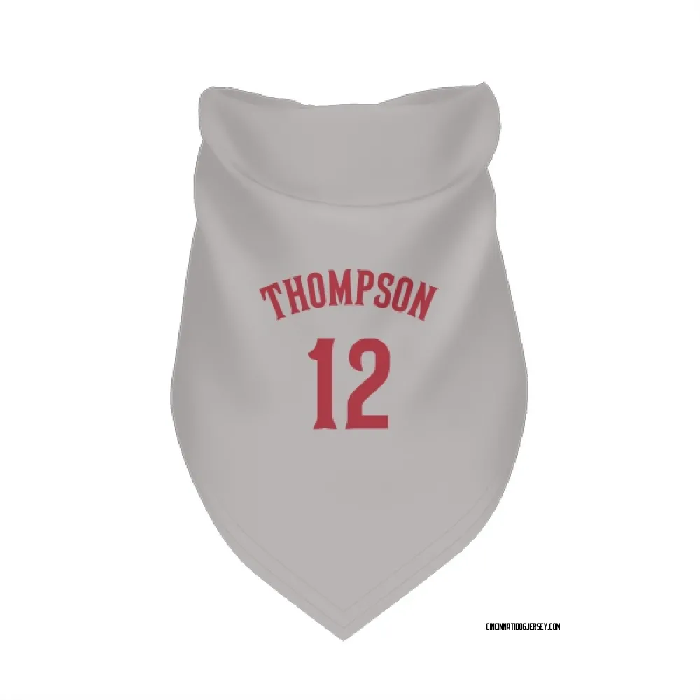 Cincinnati Reds Bubba Thompson Gray Pet Bandana for Dog & Cat