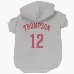 Cincinnati Reds Bubba Thompson Gray Pet Hoodie for Dog & Cat