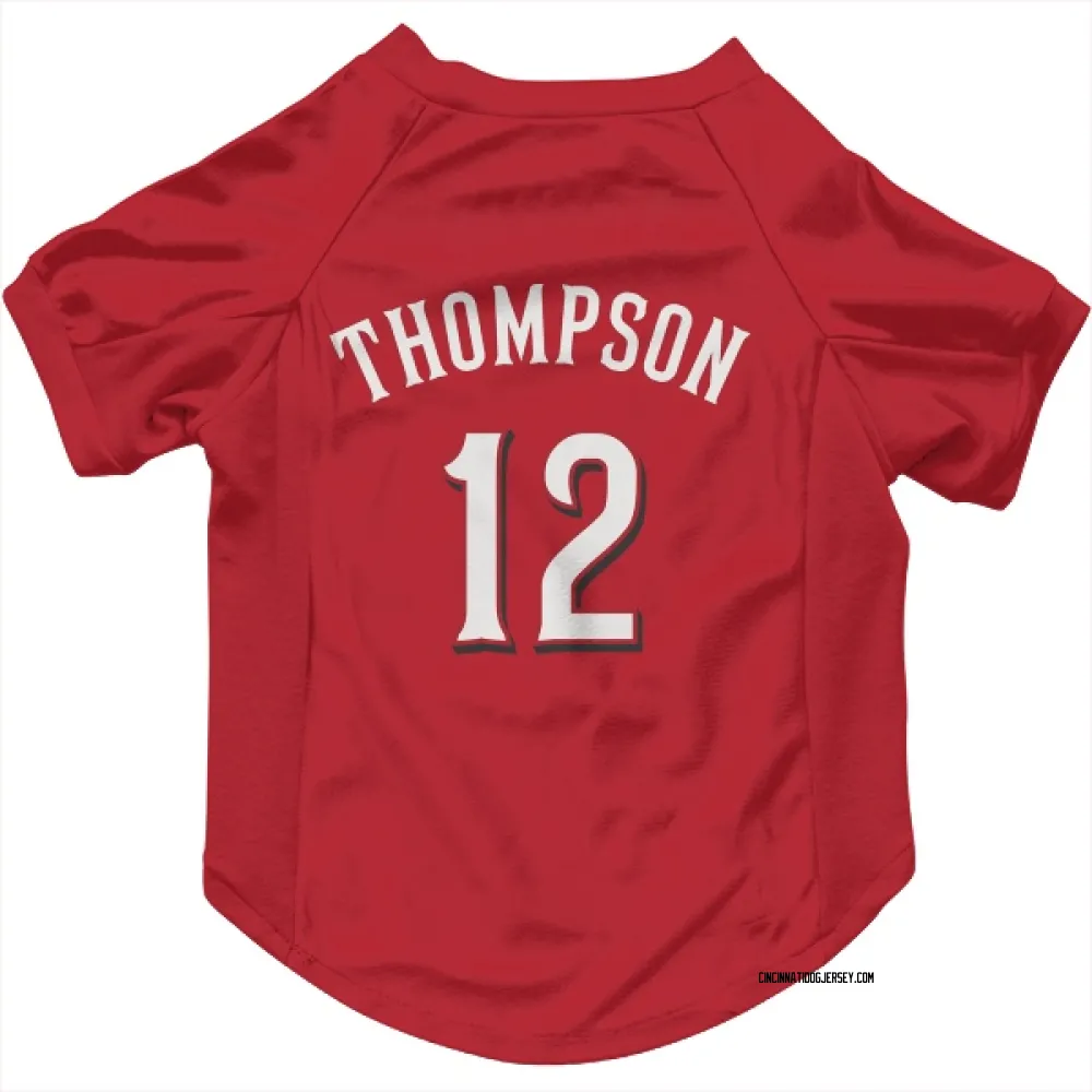 Cincinnati Reds Bubba Thompson Scarlet Pet Jersey for Dog & Cat