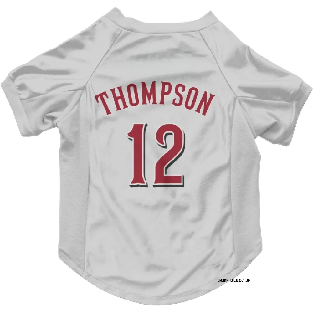 Cincinnati Reds Bubba Thompson White Pet Jersey for Dog & Cat