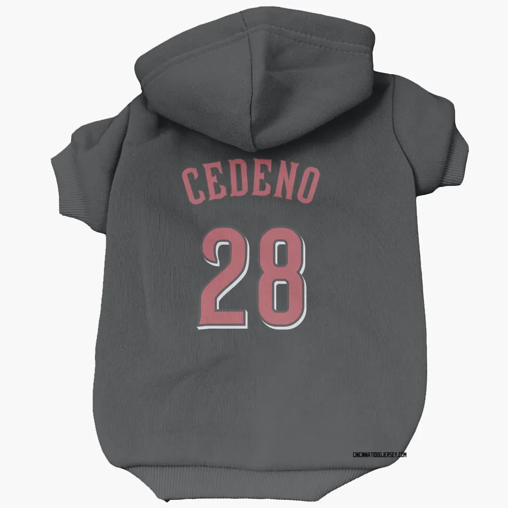 Cincinnati Reds Cesar Cedeno Black Pet Hoodie for Dog & Cat