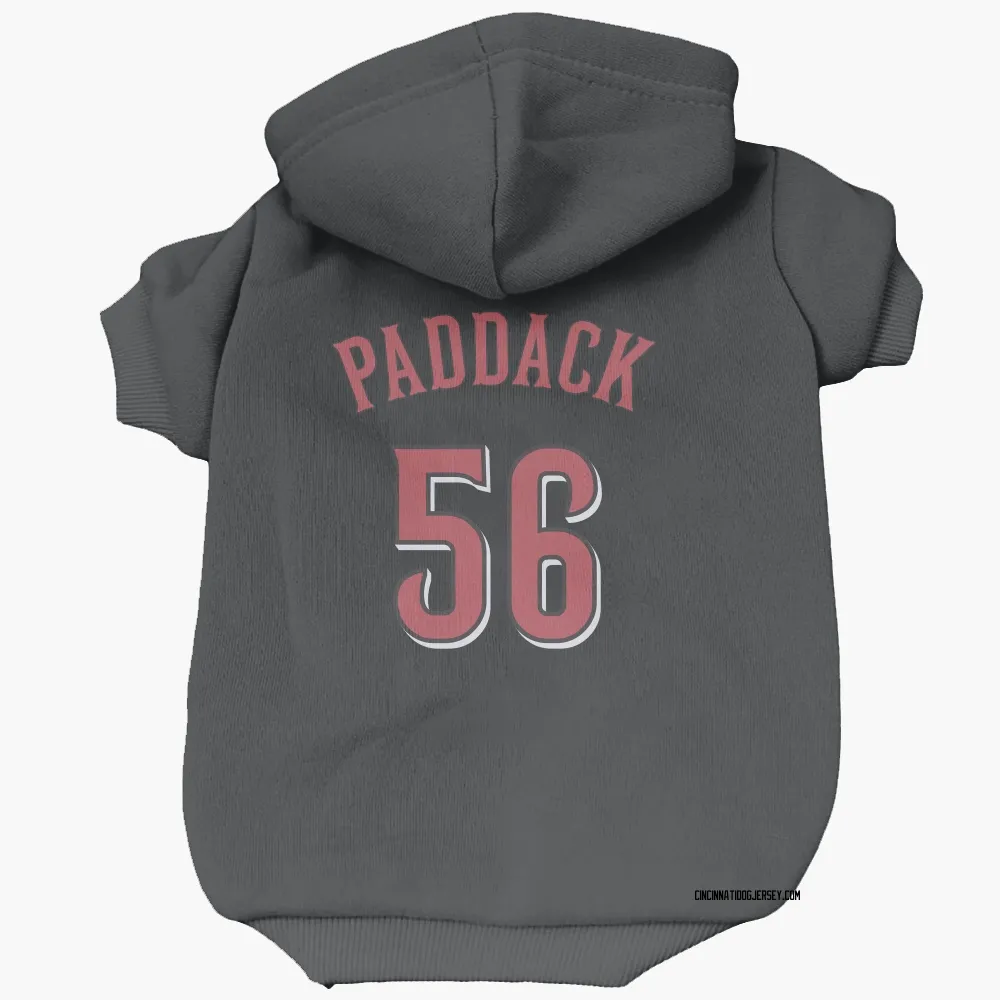 Cincinnati Reds Chris Paddack Black Pet Hoodie for Dog & Cat