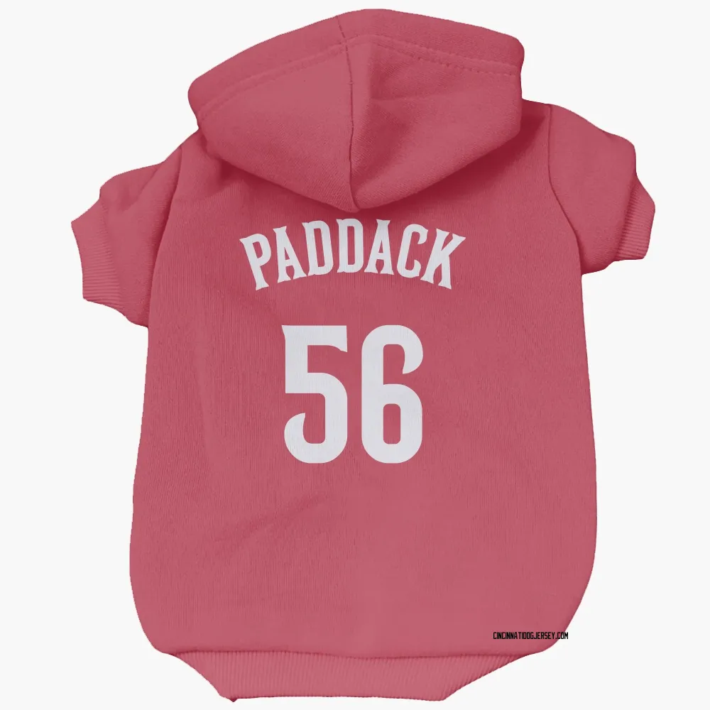 Cincinnati Reds Chris Paddack Red Pet Hoodie for Dog & Cat