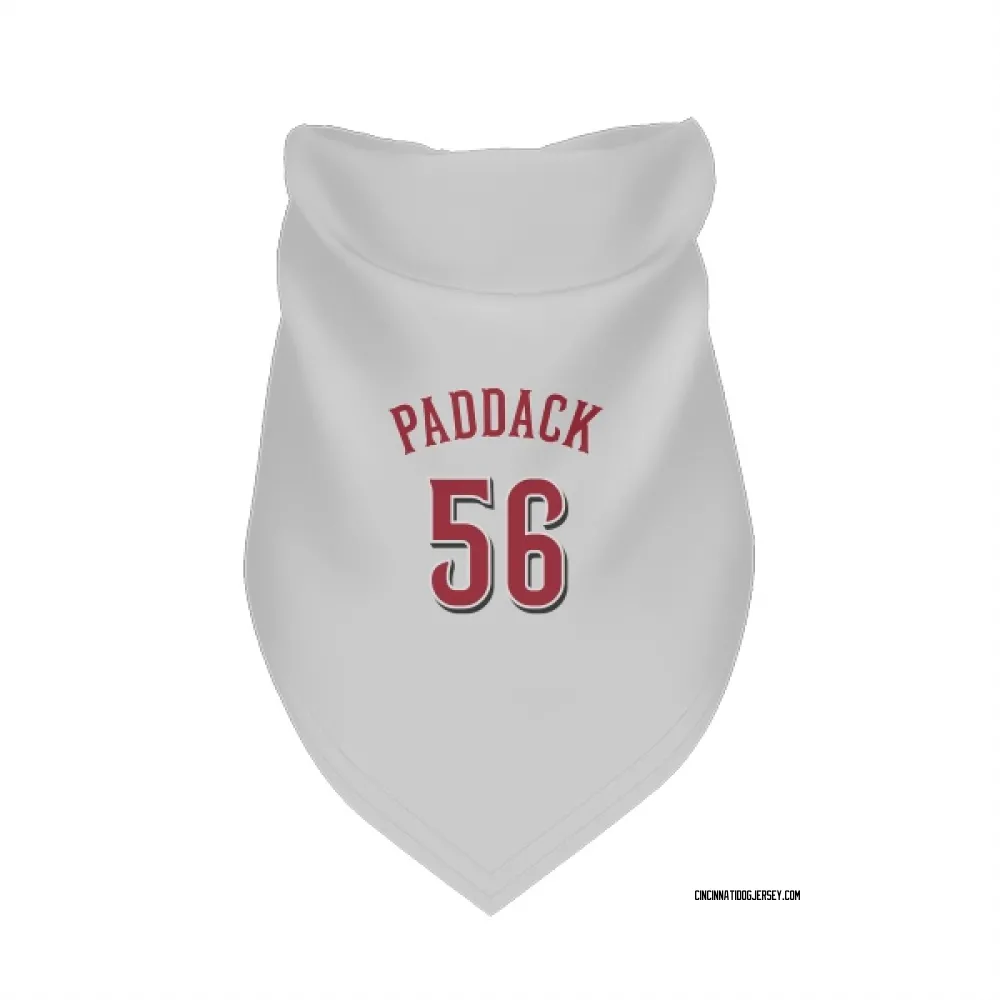 Cincinnati Reds Chris Paddack White Pet Bandana for Dog & Cat