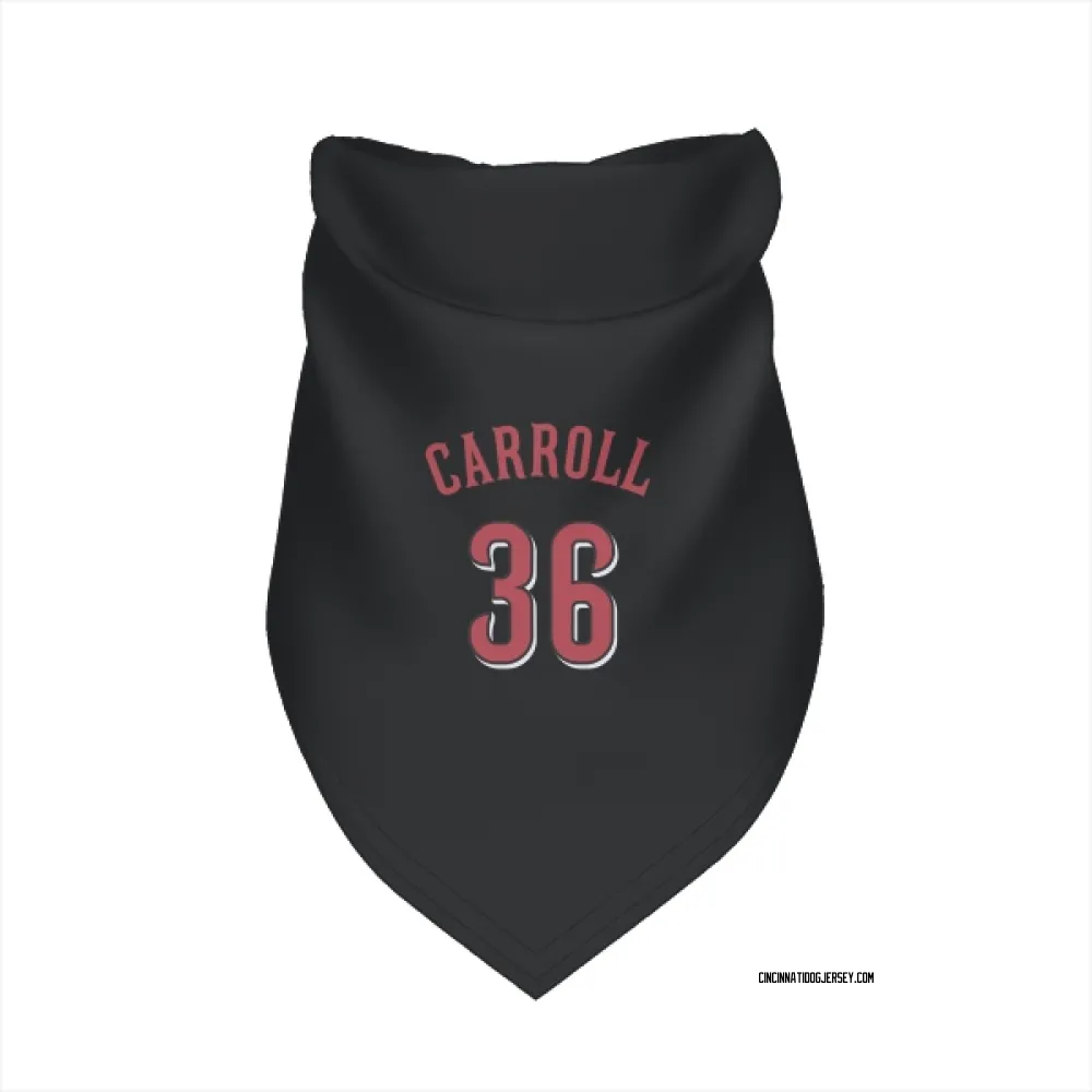 Cincinnati Reds Clay Carroll Black Pet Bandana for Dog & Cat