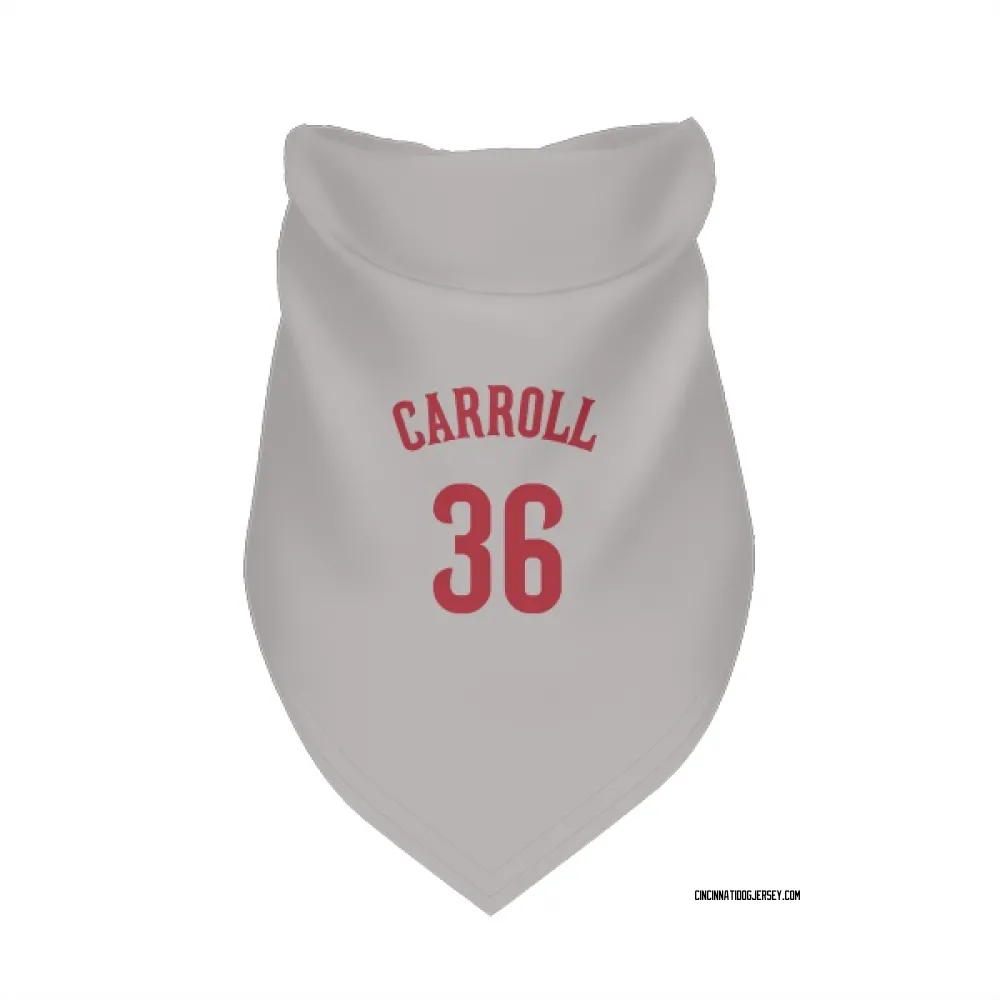 Cincinnati Reds Clay Carroll Gray Pet Bandana for Dog & Cat
