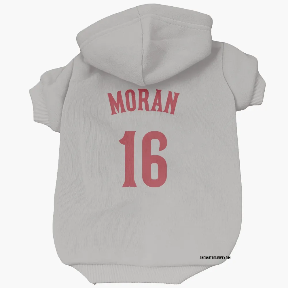 Cincinnati Reds Colin Moran Gray Pet Hoodie for Dog & Cat
