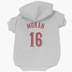 Cincinnati Reds Colin Moran White Pet Hoodie for Dog & Cat
