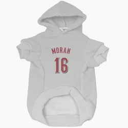 Cincinnati Reds Colin Moran White Pet Hoodie for Dog & Cat