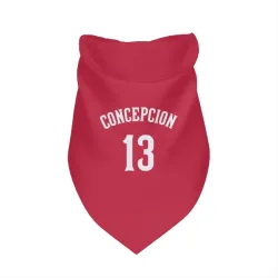 Cincinnati Reds Dave Concepcion Red Pet Bandana for Dog & Cat