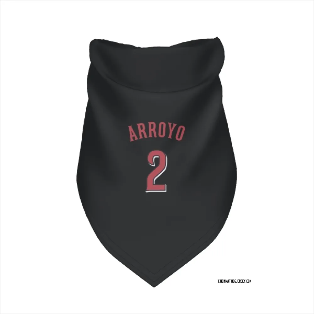 Cincinnati Reds Edwin Arroyo Black Pet Bandana for Dog & Cat