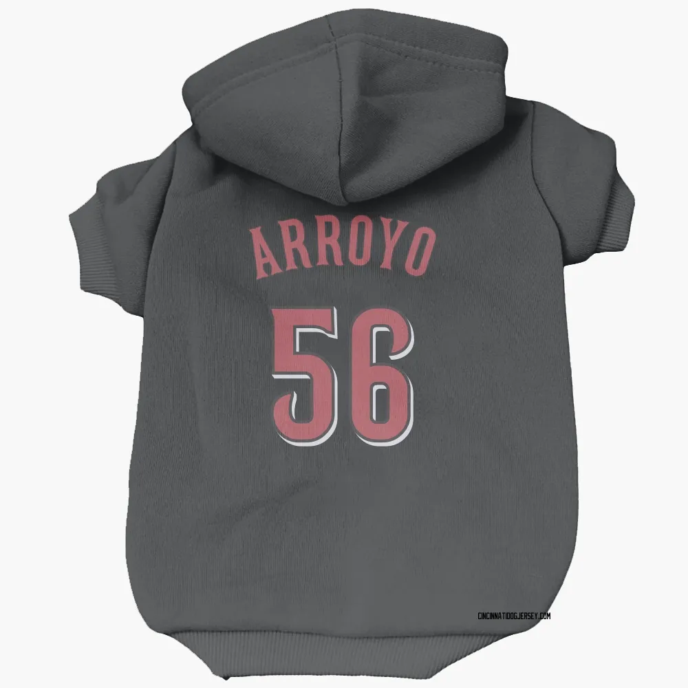 Cincinnati Reds Edwin Arroyo Black Pet Hoodie for Dog & Cat