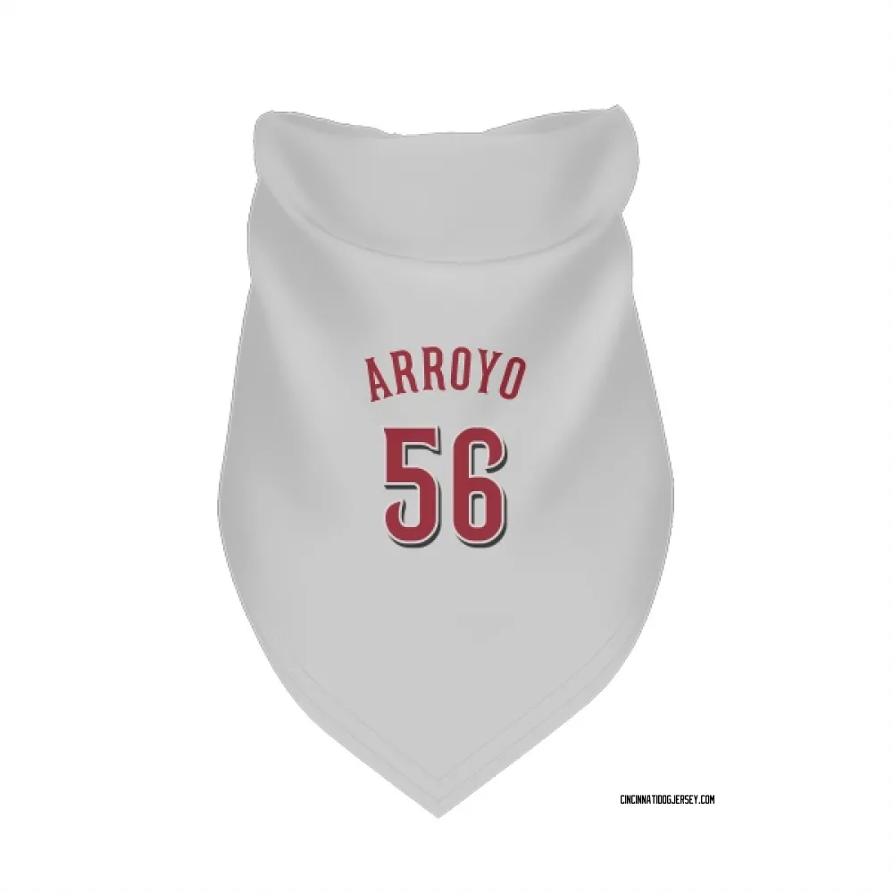 Cincinnati Reds Edwin Arroyo White Pet Bandana for Dog & Cat
