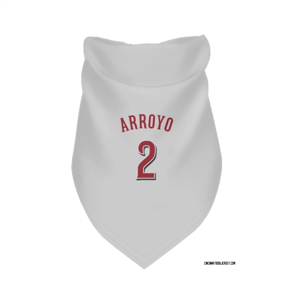 Cincinnati Reds Edwin Arroyo White Pet Bandana for Dog & Cat