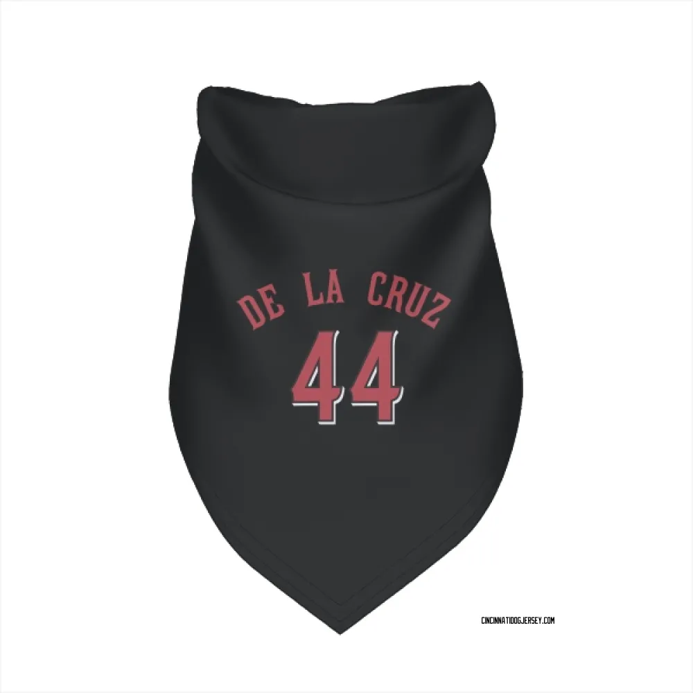 Cincinnati Reds Elly De La Cruz Black Pet Bandana for Dog & Cat