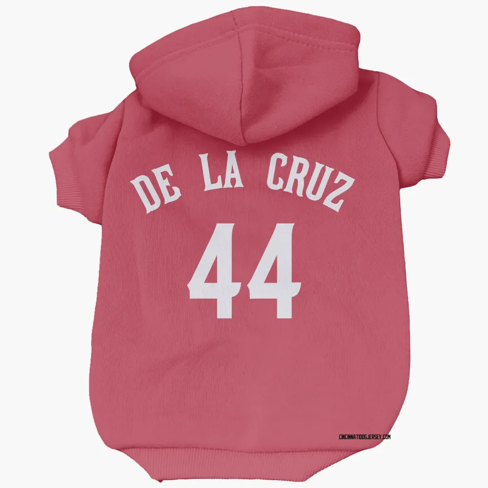 Cincinnati Reds Elly De La Cruz Red Pet Hoodie for Dog & Cat