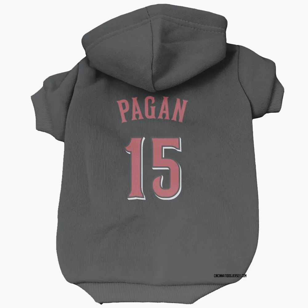 Cincinnati Reds Emilio Pagan Black Pet Hoodie for Dog & Cat