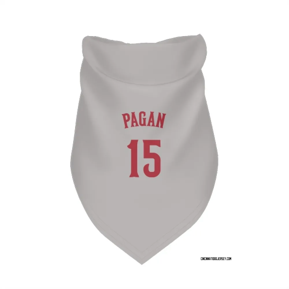 Cincinnati Reds Emilio Pagan Gray Pet Bandana for Dog & Cat
