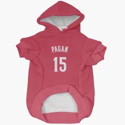 Cincinnati Reds Emilio Pagan Red Pet Hoodie for Dog & Cat