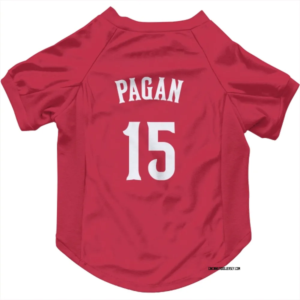 Cincinnati Reds Emilio Pagan Red Pet Jersey for Dog & Cat