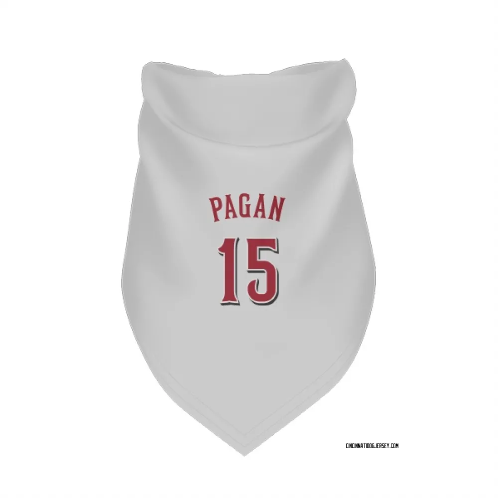 Cincinnati Reds Emilio Pagan White Pet Bandana for Dog & Cat