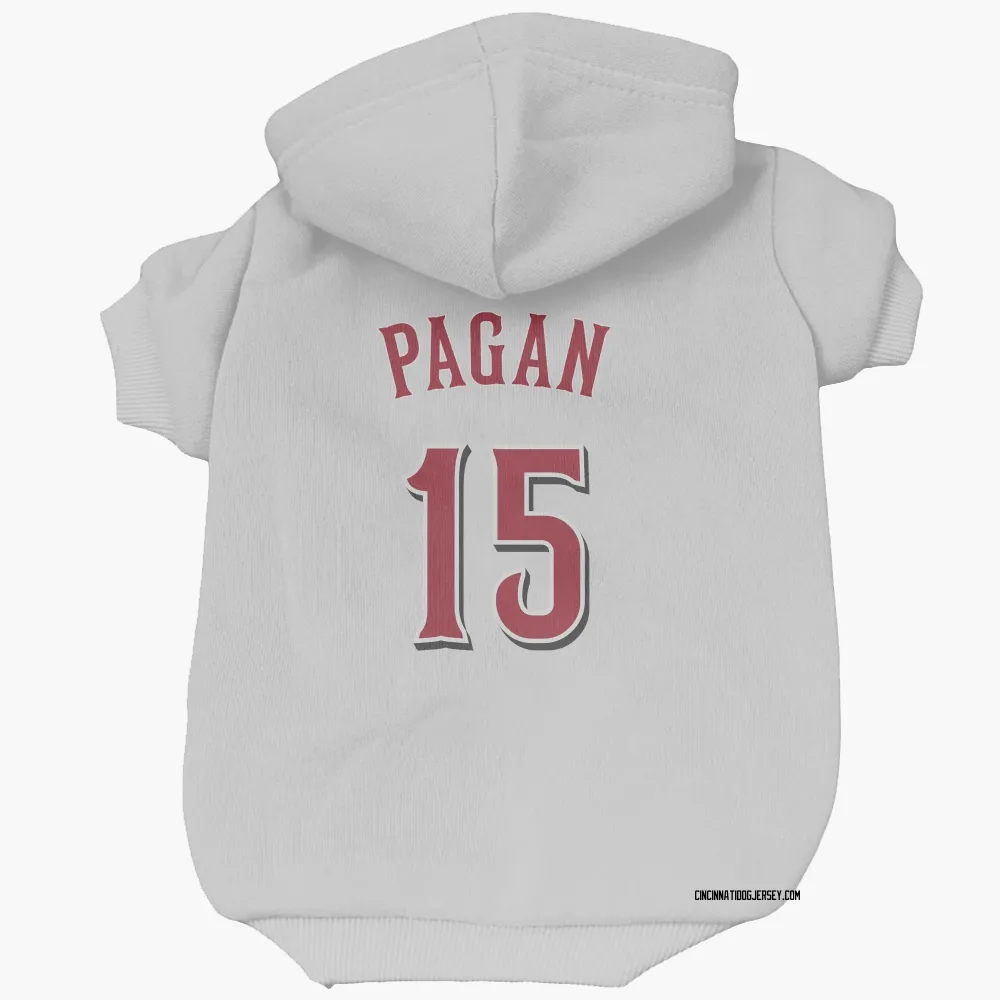 Cincinnati Reds Emilio Pagan White Pet Hoodie for Dog & Cat