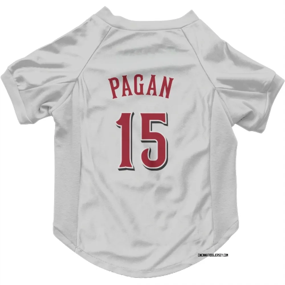Cincinnati Reds Emilio Pagan White Pet Jersey for Dog & Cat