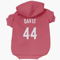 Cincinnati Reds Eric Davis Red Pet Hoodie for Dog & Cat