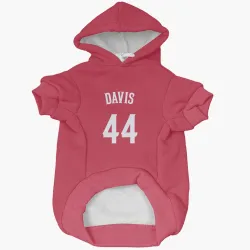 Cincinnati Reds Eric Davis Red Pet Hoodie for Dog & Cat