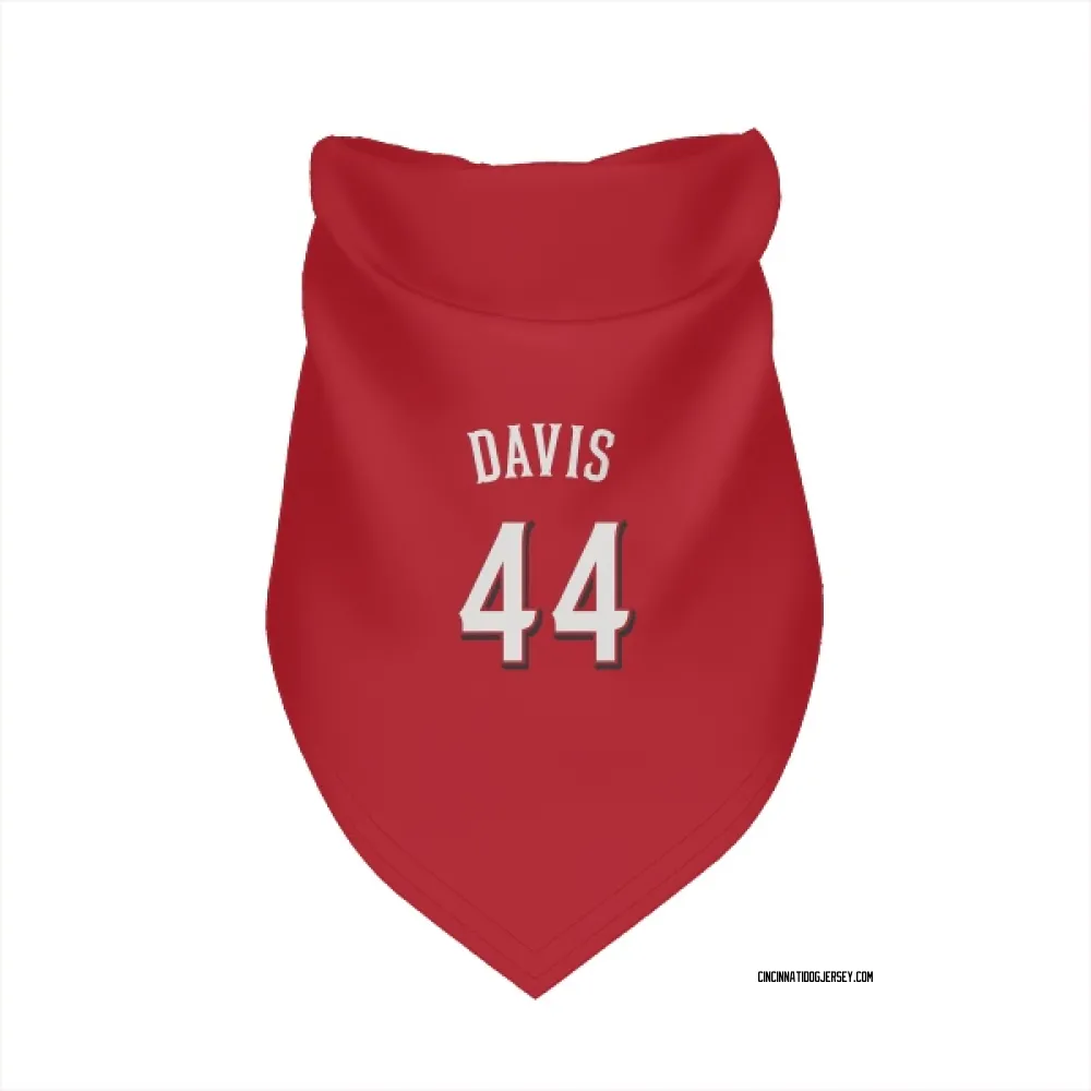 Cincinnati Reds Eric Davis Scarlet Pet Bandana for Dog & Cat