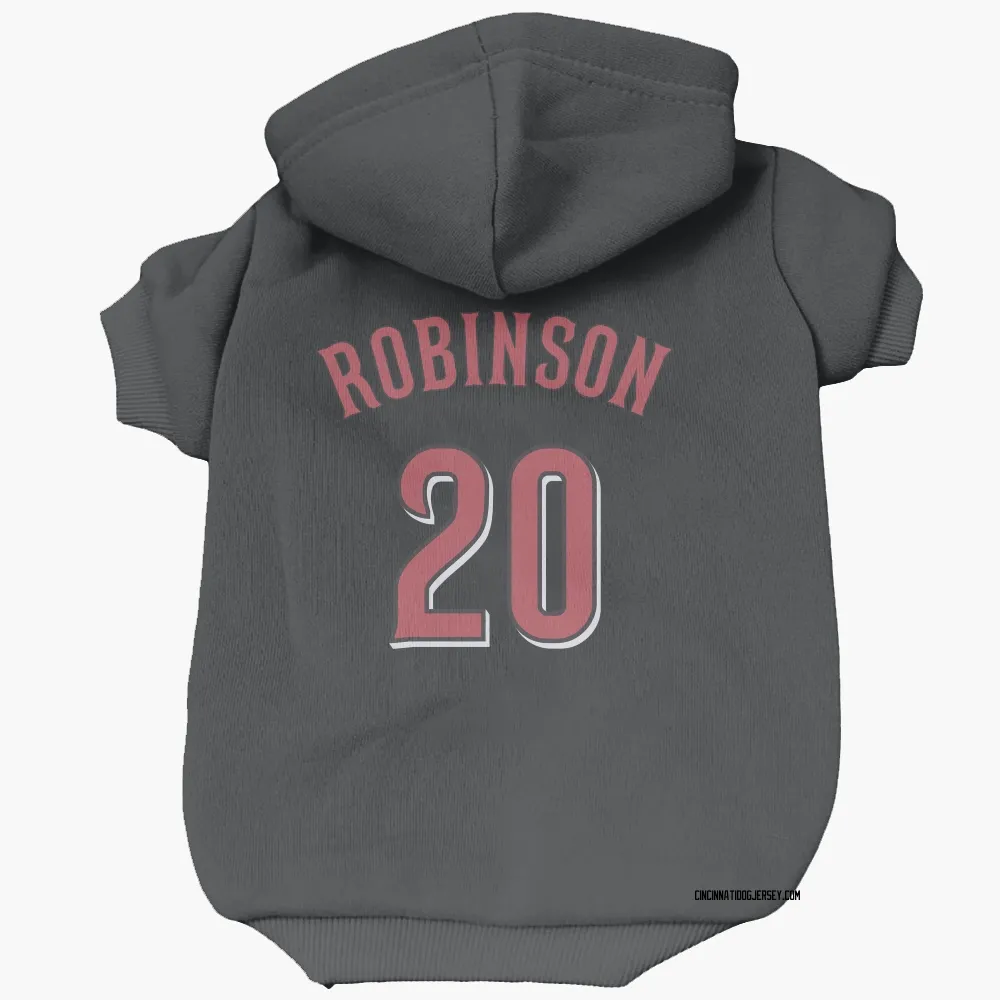 Cincinnati Reds Frank Robinson Black Pet Hoodie for Dog & Cat