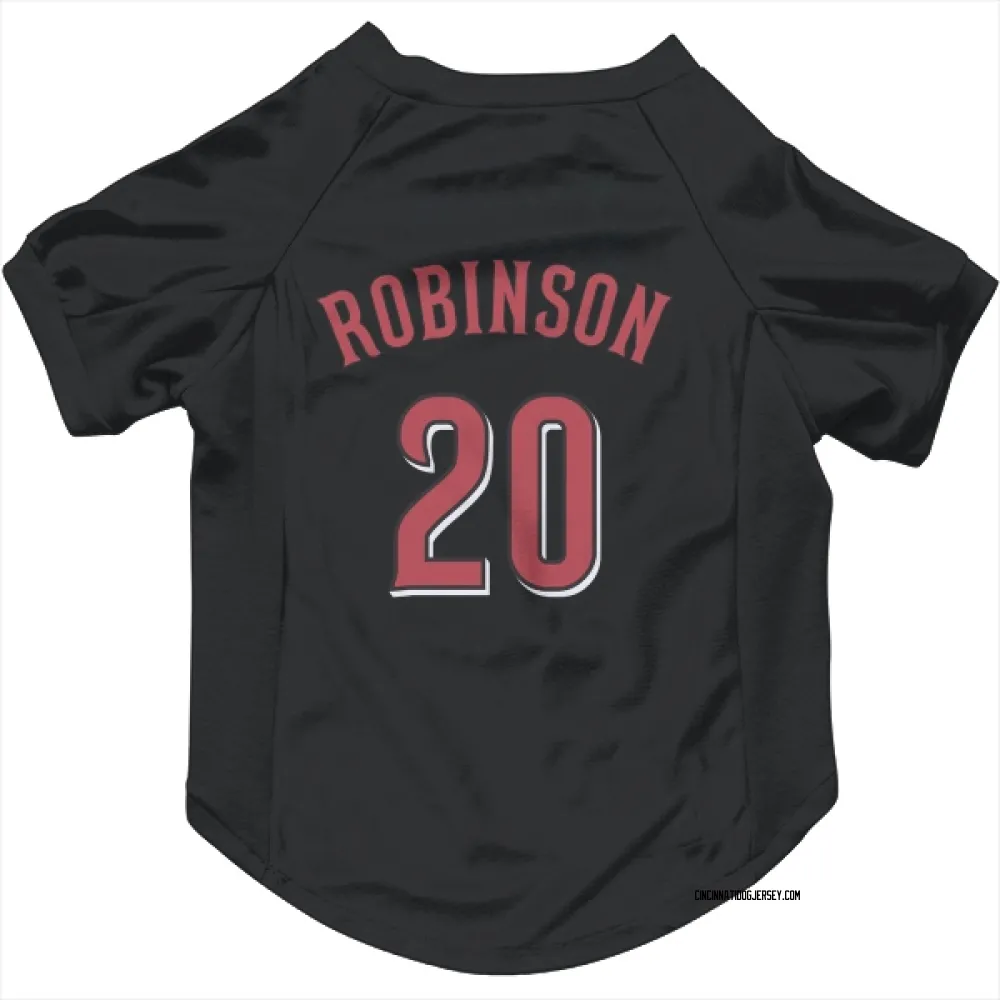Cincinnati Reds Frank Robinson Black Pet Jersey for Dog & Cat