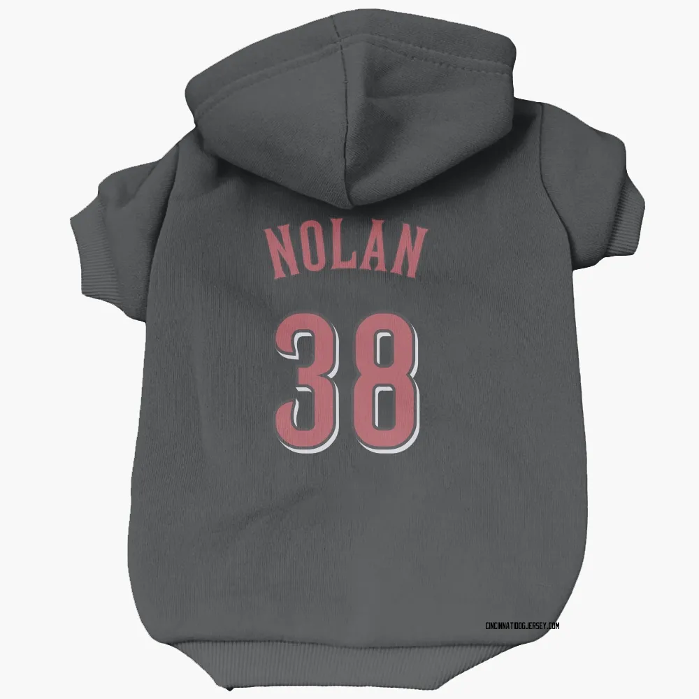 Cincinnati Reds Gary Nolan Black Pet Hoodie for Dog & Cat