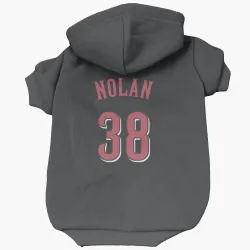 Cincinnati Reds Gary Nolan Black Pet Hoodie for Dog & Cat