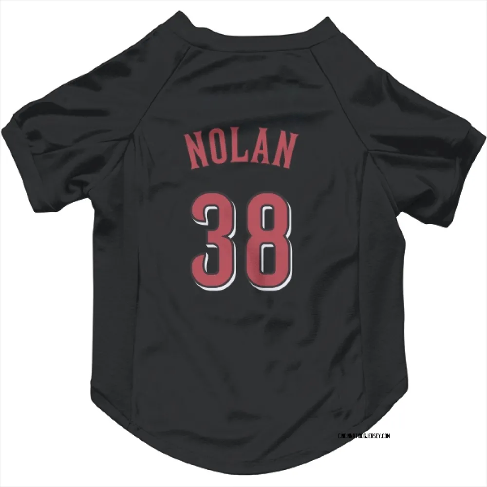 Cincinnati Reds Gary Nolan Black Pet Jersey for Dog & Cat