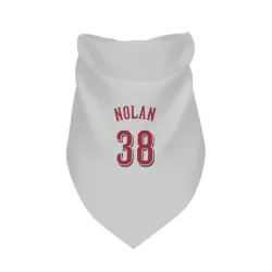 Cincinnati Reds Gary Nolan White Pet Bandana for Dog & Cat