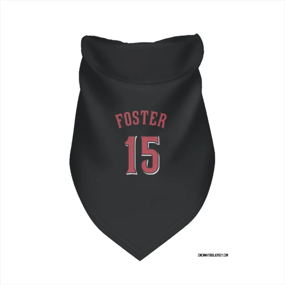 Cincinnati Reds George Foster Black Pet Bandana for Dog & Cat