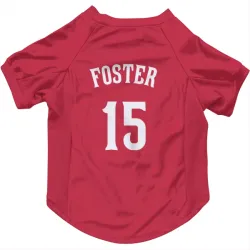 Cincinnati Reds George Foster Red Pet Jersey for Dog & Cat