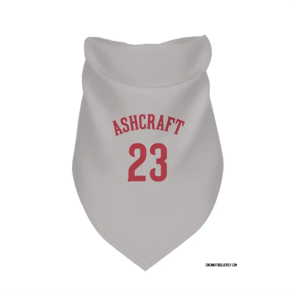 Cincinnati Reds Graham Ashcraft Gray Pet Bandana for Dog & Cat