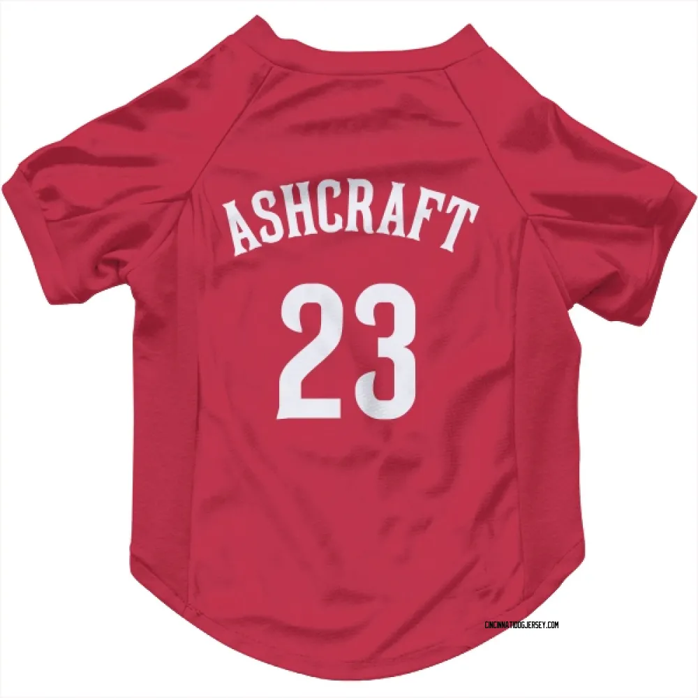 Cincinnati Reds Graham Ashcraft Red Pet Jersey for Dog & Cat