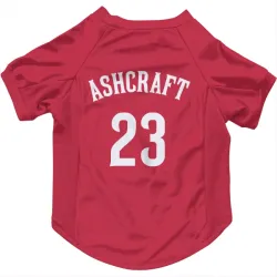 Cincinnati Reds Graham Ashcraft Red Pet Jersey for Dog & Cat