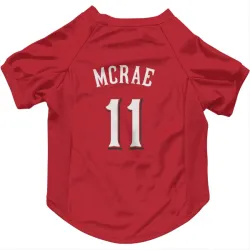 Cincinnati Reds Hal Mcrae Scarlet Pet Jersey for Dog & Cat